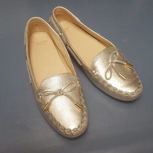 CLEARANCE~ Silver Metallic Cole Haan Cary Moccasin